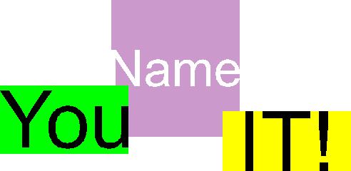 You Name It! (4531 bytes)
